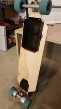 electric longboard dual vesc case separate battery pinshape 3d-design 3d print model - Mito3D