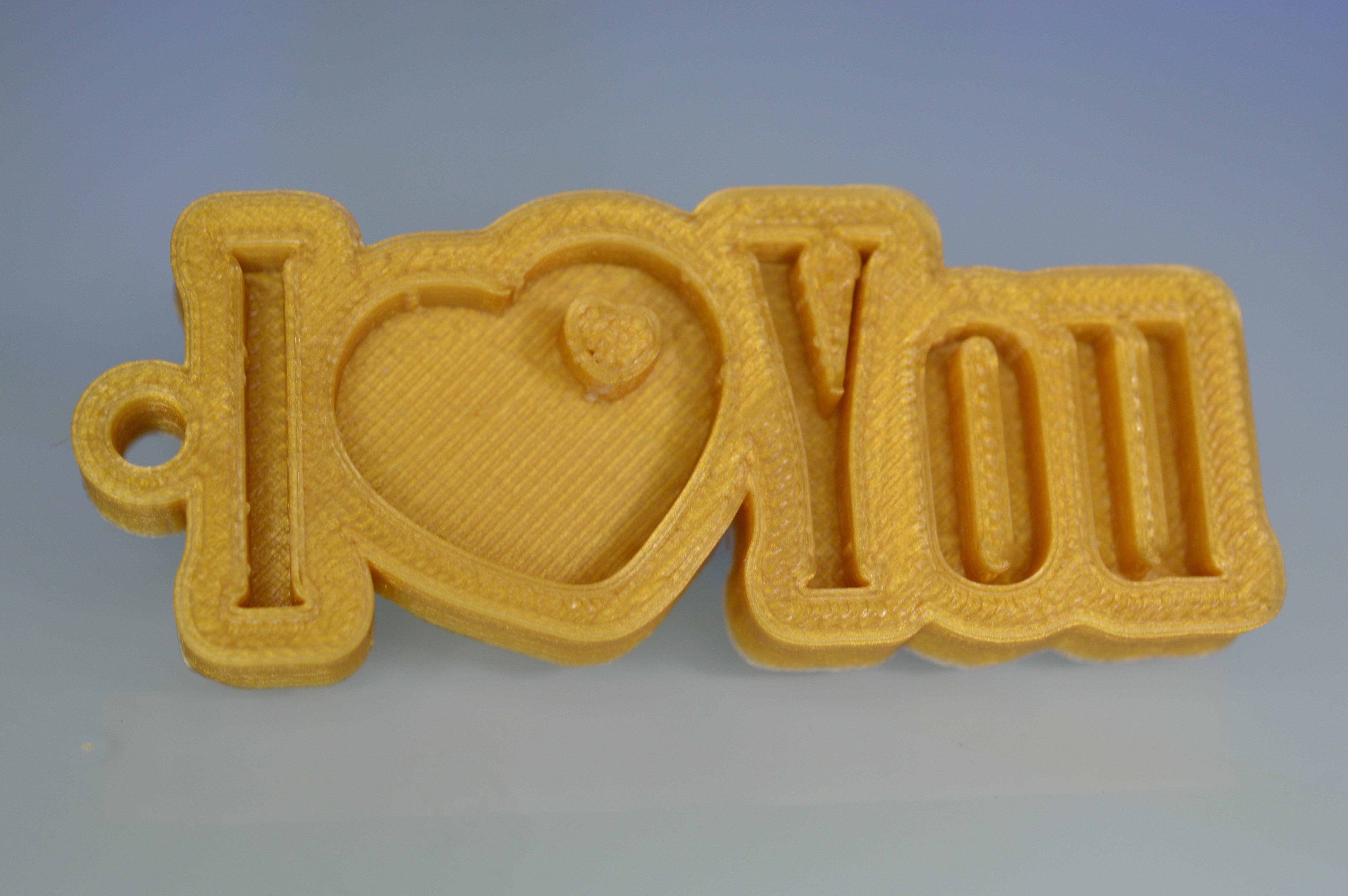 especial san valentín día amor llavero percha pinshape forma corazón 3D print model - Mito3D