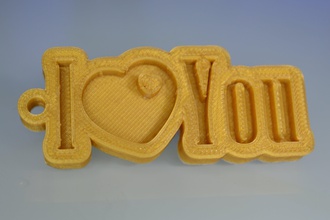 speciale san valentino amore portachiavi gancio pinshape keychain forma cuore 3d print model - Mito3D