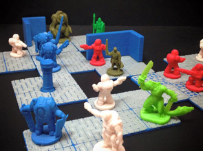 bolsillo tácticas guerra separándolos reinos baldosas vista previa pinshape mal habidas juegos terreno mesa juego juguetes modular rpg fantasía scifi caminante wargames 3d print model - Mito3D