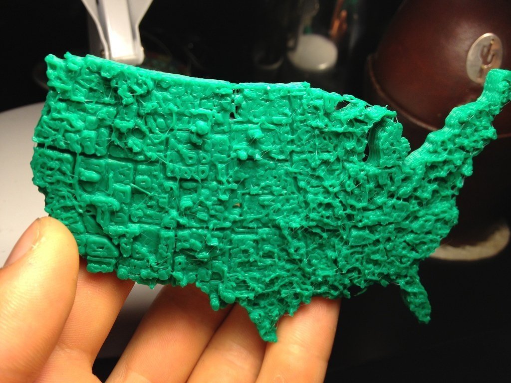 bolsillo desempleo mapa estados pinshape Diseño 3d 3D print model - Mito3D