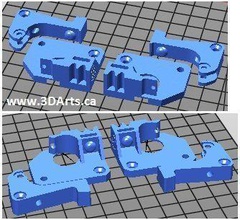 placa dual extrusora ctc impressora 3d pinshape design 3d print model - Mito3D