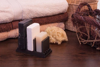jabones titular bandeja pinshape cuarto baño jabón 3d print model - Mito3D