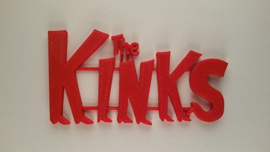 kinks pinshape bantları lola gerçekten yakaladın davies karışıklığı 60 müzik Kaya rocknroll 3d print model - Mito3D