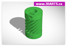 2 acoplador 25x16x5x6mm dd pinshape fresamento cnc impressão 3d comum 3d print model - Mito3D