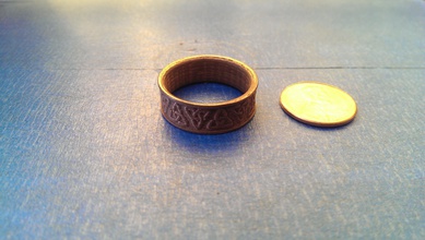 cerchio celtico pinshape anello 3d print model - Mito3D