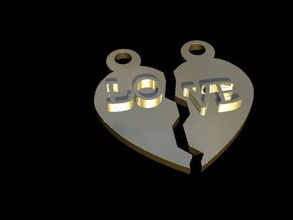 heart pendant pinshape madeinitaly valentine design jewel jewelry printing 3d 3d print model - Mito3D