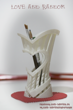 aşk rasgele pinshape parametrik kalp hediye gün Sevgililer vazo 3d print model - Mito3D