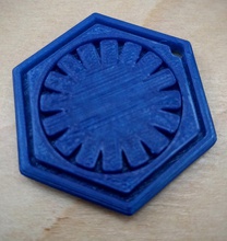 star wars commander trousseau pinshape logo clés épisode vii 3d print model - Mito3D