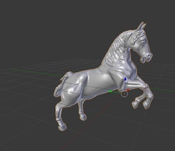 Pferd pinshape waterbury Pferde horseshoecrab mintures 3d print model - Mito3D