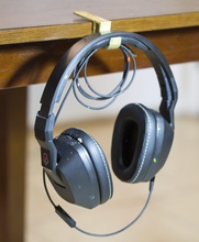 desk headphone holders pinshape headphone-holder dope organizer organization headphones music functional 3d print model - Mito3D