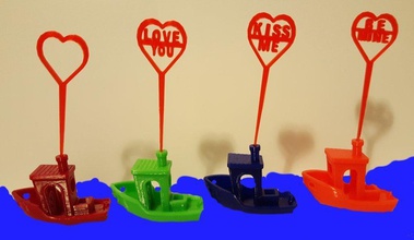 valentine picks pinshape love heart party-pick toothpick valentines-day 3d print model - Mito3D