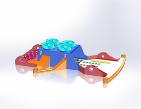 nus design Projekt Spielzeugauto v28 pinshape Bildungs Auto Spielzeug Spiele 3d print model - Mito3D