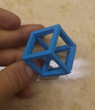 hypercube 4th dimesion tesseract pinshape 4th-dimension 3d print model - Mito3D