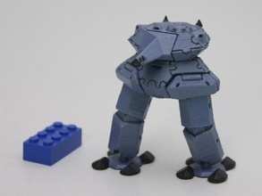 gerzer iii tankoped pinshape tank miniature bot robot mech 3d print model - Mito3D