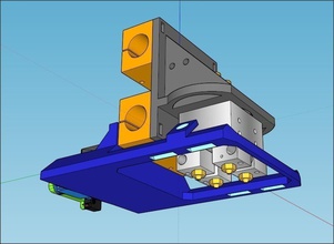 e3d krakken prusa i3 carriage fan led z-stop bed level pinshape 3d-design 3d print model - Mito3D