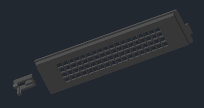 panel cover dell precision pinshape grill front-cover 3d print model - Mito3D