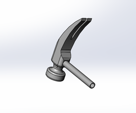 hammer pinshape praktisch tools 3d print model - Mito3D