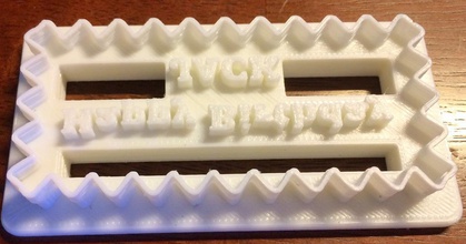 happy birthday jack cookie cutter press pinshape 3d-design 3d print model - Mito3D