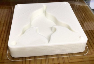 rechoncho fantasma puerta molde pinshape Diseño 3d 3d print model - Mito3D
