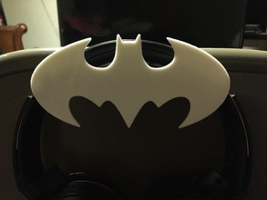 batman headphone holder pinshape 3d-design 3d print model - Mito3D