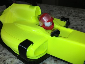 pilota auto corsa casco pinshape open r c accessorio progettazione concorso gara 3d print model - Mito3D