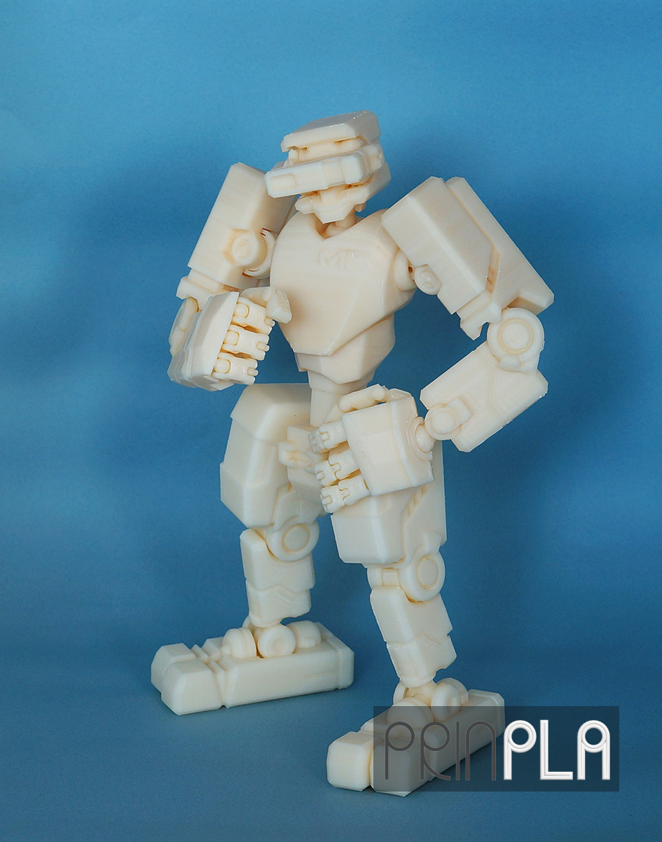 makertron prinpla-kit2 action kit2 pinshape robot action-kit prinpla 3D print model - Mito3D