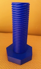 tuerca tornillo pinshape perno 3d print model - Mito3D