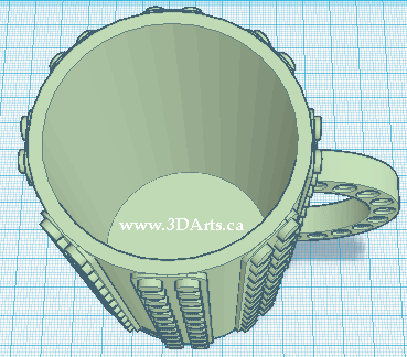 3d cup 2x12 lego 96x62mm pinshape compatible lego- cups glassholder 3D print model - Mito3D