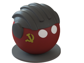 ussr countryball pinshape toy toys toy-soldier tankman 3d print model - Mito3D