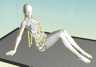 voronoi experiment 13 confidential 1 pinshape 3d design 3d print model - Mito3D