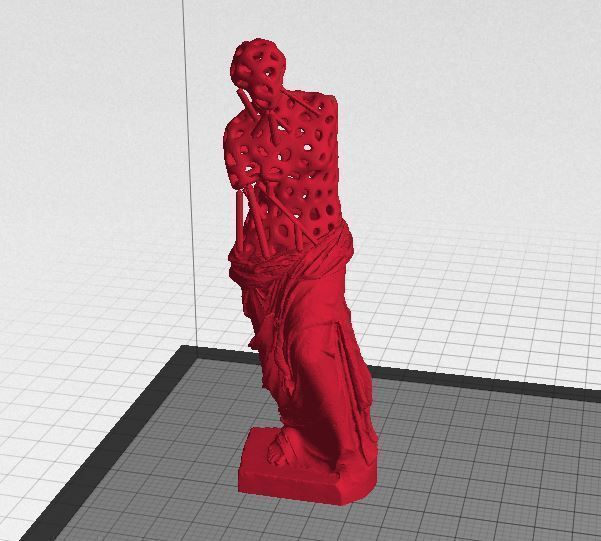 voronoi experimento 11 venus milo pinshape Diseño 3d 3D print model - Mito3D