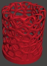 voronoi experiment no9 pencil cup pinshape 3d-design 3d print model - Mito3D