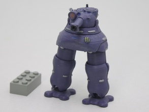 amelix tankoped pinshape mecha Miniatur bot tank mech Roboter 3d print model - Mito3D