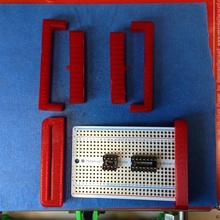 adafruit protoboard holder pinshape 3d-design 3d print model - Mito3D