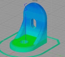 supporto vetro espositore frigorifero pinshape disegno 3d 3d print model - Mito3D