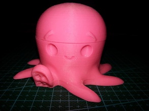 cute octopus candy holder mouth pinshape 3d-design 3d print model - Mito3D