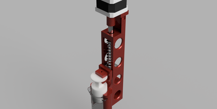 60cc syringe universal paste extruder pinshape 3d print model - Mito3D