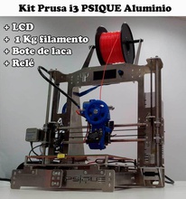 prusa i3 steel psique acero aluminio piezas impresas crear pinshape Diseño 3d 3d print model - Mito3D