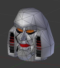 robô upload original megatron cabeça radioativos pinshape radioativo robôs 3d print model - Mito3D