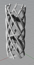 spiral merdiven pinshape mimarlık 3d print model - Mito3D