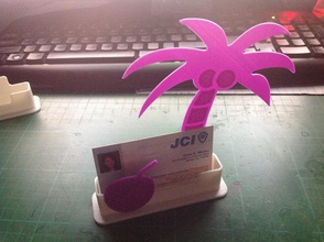 iş kart sahibi pinshape yeniden tutucu kartı 3d print model - Mito3D