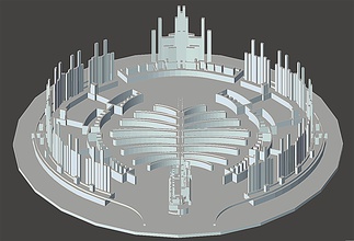 dubai-palm-island pinshape dubai 3d print model - Mito3D