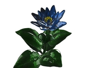 lotos flower pinshape plant 3d print model - Mito3D