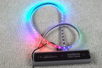 rainbow light enclosure pinshape -console -enclosure led 3d print model - Mito3D