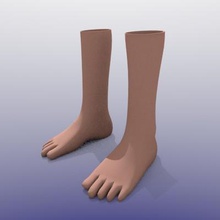 bambola gambe pinshape accessori 3d print model - Mito3D