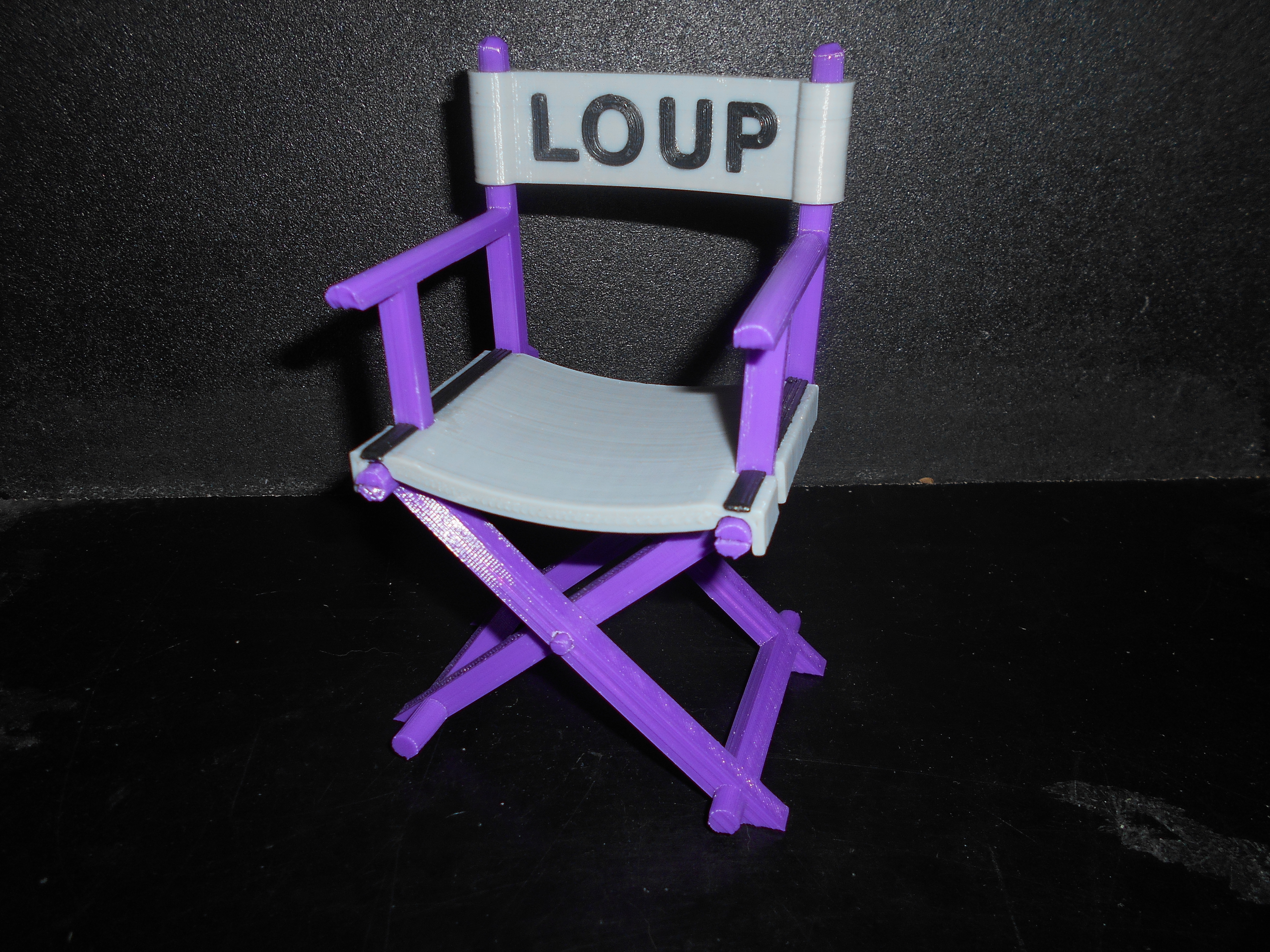 chaise cinéma pinshape tournages mobilier kit 3D print model - Mito3D