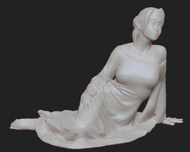 anais pinshape einfach drucken Mädchen womens supportless Unterstützung fantasy elven fantasygraph 3d print model - Mito3D