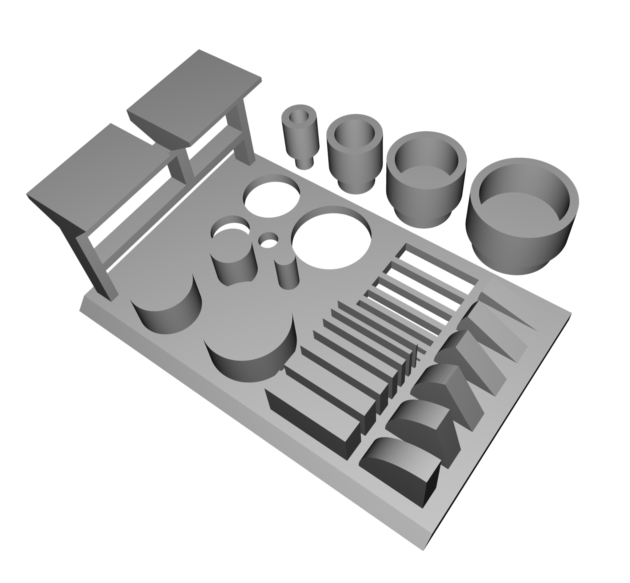 3d brooklyn calibración impresora kit pinshape ayuda diseño impresión prueba test 3D print model - Mito3D