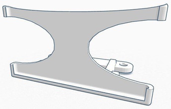 lg pad 83 support voiture pinshape Conception 3d 3d print model - Mito3D